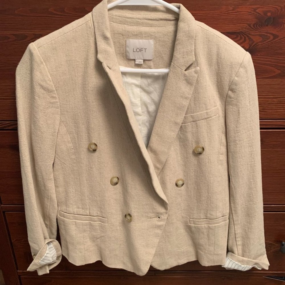 Loft Casual Beige Blazer